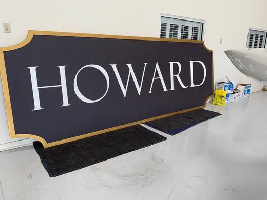 Custom dimensional business sign project 13