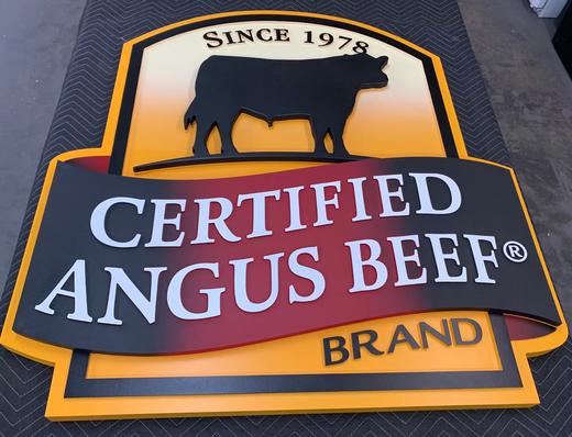 Custom dimensional business sign project 2