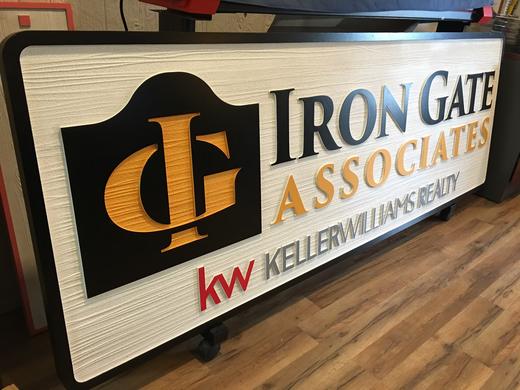 Custom dimensional business sign project 22