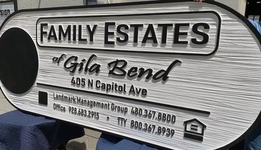 Custom dimensional business sign project 27