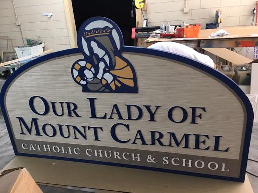 Custom dimensional business sign project 33