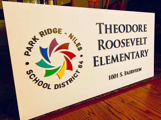 Custom dimensional business sign project 40