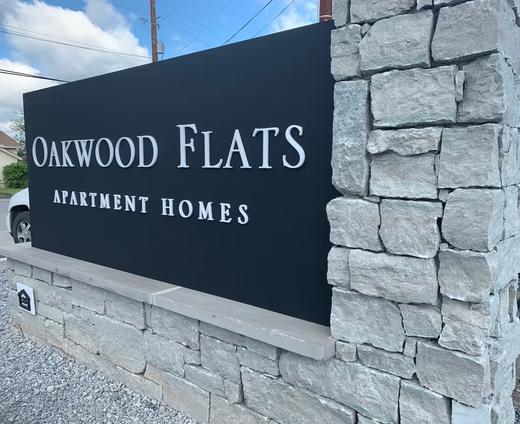 Apartment community monument sign panel