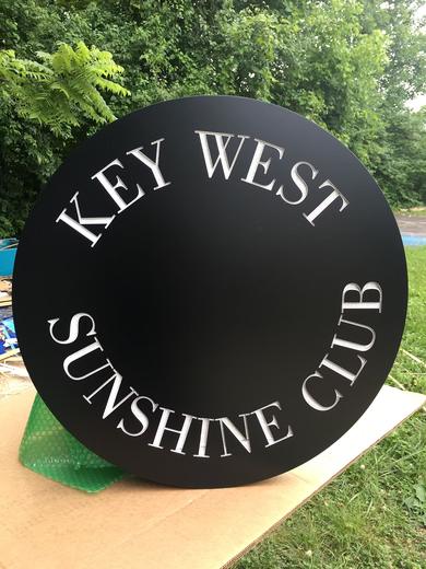 Custom dimensional business sign project 46
