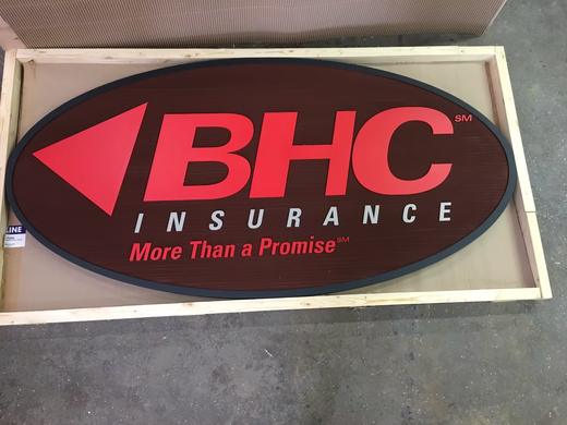 Custom dimensional business sign project 58