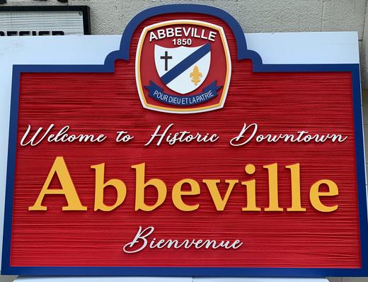 Custom dimensional business sign project 6