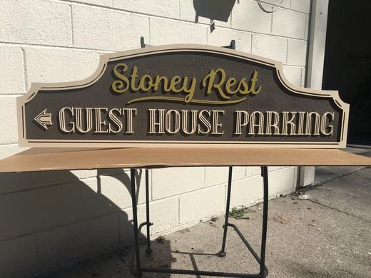 Custom dimensional business sign project 69