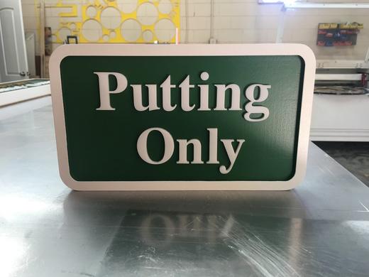 Custom dimensional business sign project 70