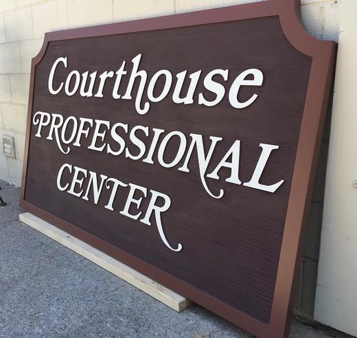 Custom dimensional business sign project 82