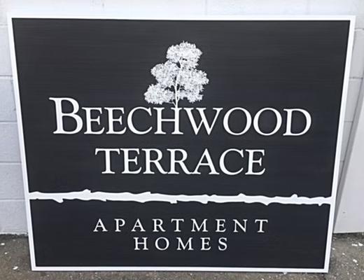 Custom dimensional business sign project 83