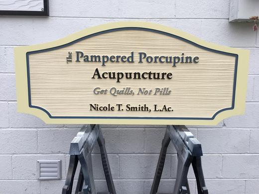 Custom dimensional business sign project 87