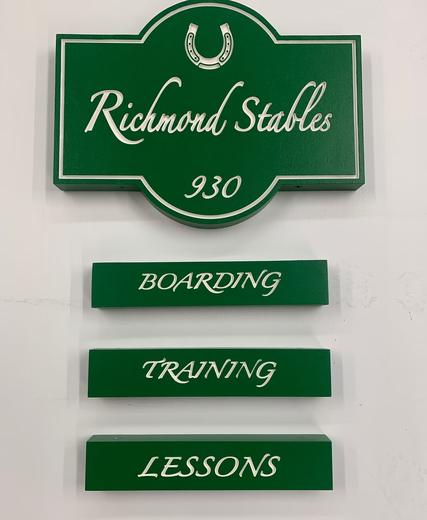 Custom dimensional business sign project 9
