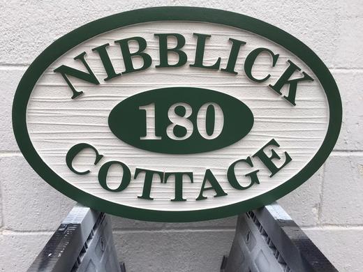 Custom dimensional business sign project 95